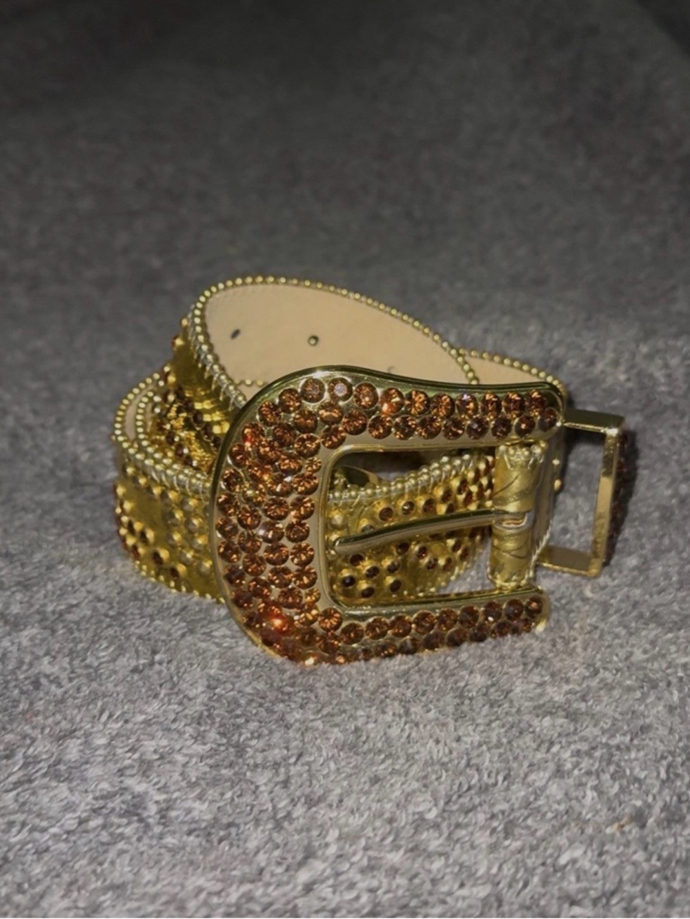 Gold Swarovski BB simon Belt